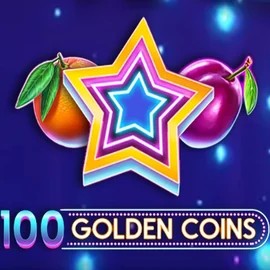 Official Slots logo: 100 Golden Coins by Amusnet Interactive at Uspin Casino