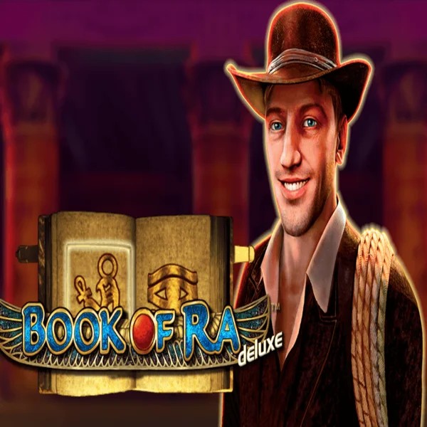 Book of Ra Deluxe by Novomatic, showcased at u-spin.co.nl – game logo