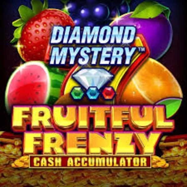 Diamond Mystery Fruitful Frenzy Cash Accumulator by Greentube, showcased at u-spin.co.nl – game logo